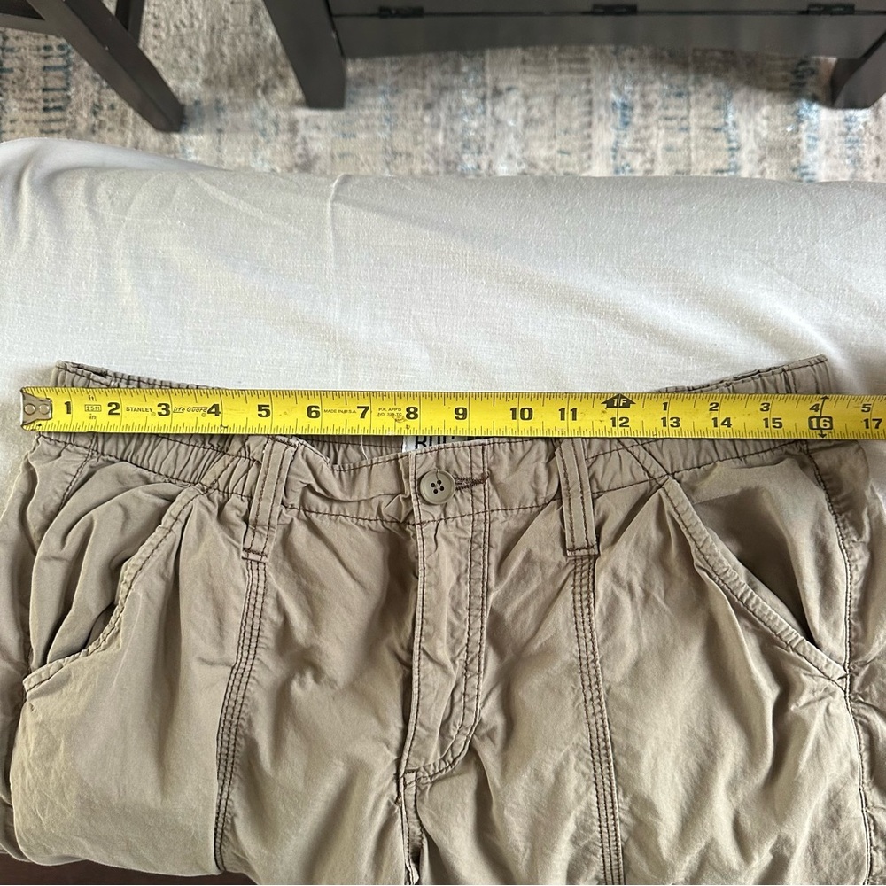 BDG Urban Outfitters Y2K Cargo Pants Tan‎ Cotton Utility Size L - Picture 12 of 15